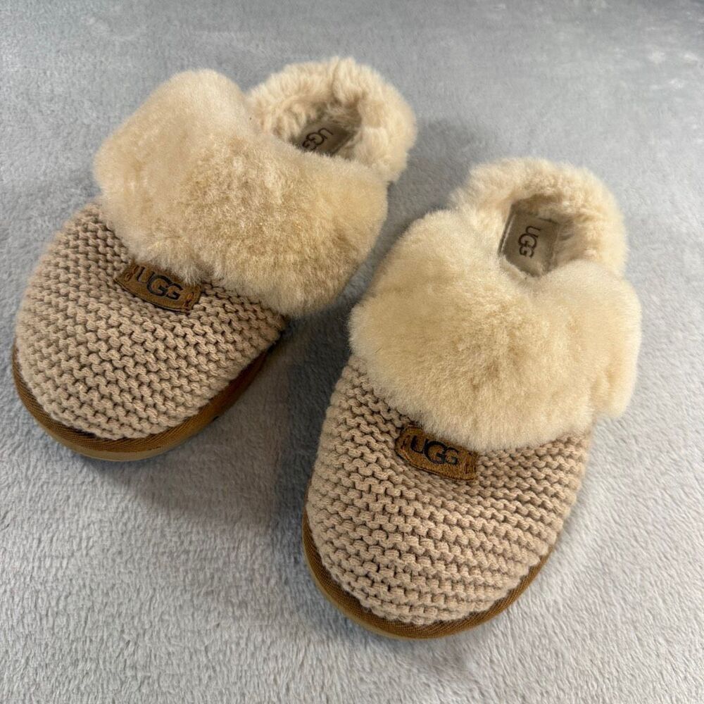 Ugg Cozy Sweater Sherpa Slippers Size 7